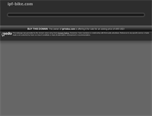 Tablet Screenshot of ipf-bike.com